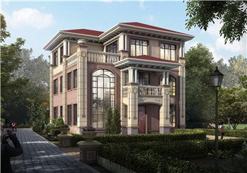 <b>新农村简欧三层楼房图片自建3层别墅施工设计图及效果图</b>