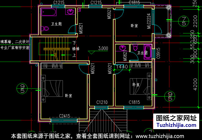 三层带车库别墅设计图