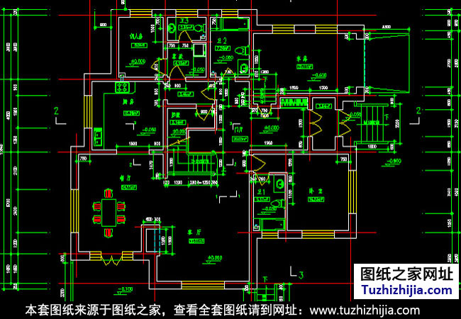私人二层欧式别墅建筑设计图(效果图 全套别墅设计方案)