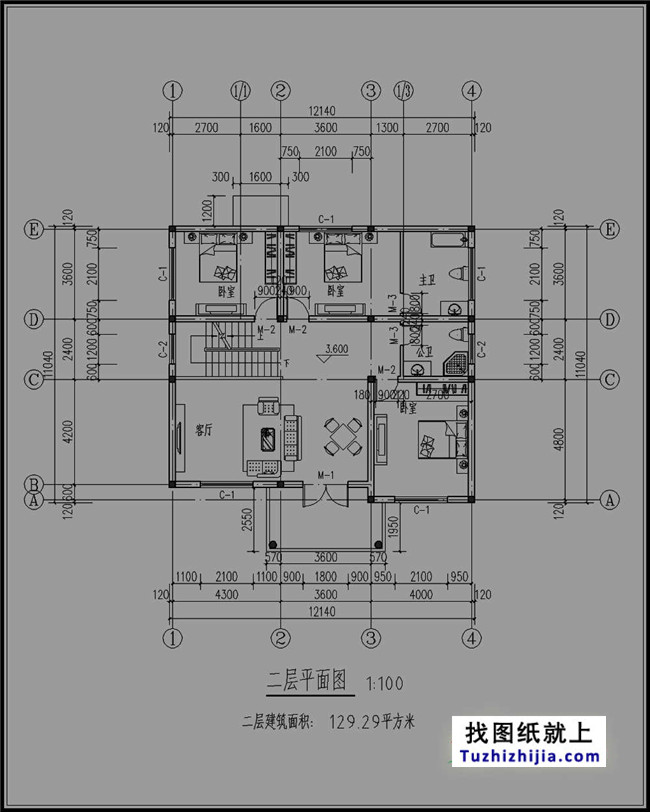 现代风格三层别墅设计图纸和效果图