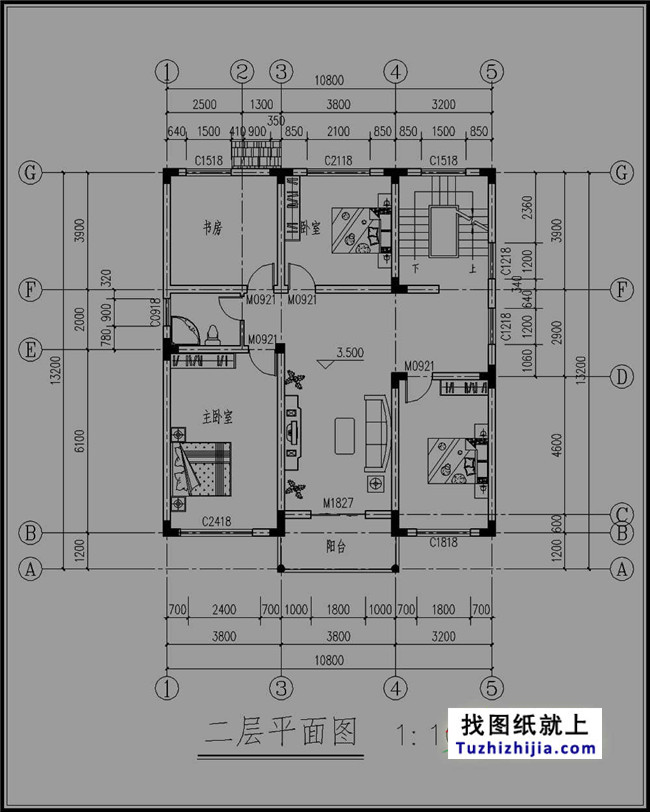 140平方米三层别墅设计图纸,带屋顶花园