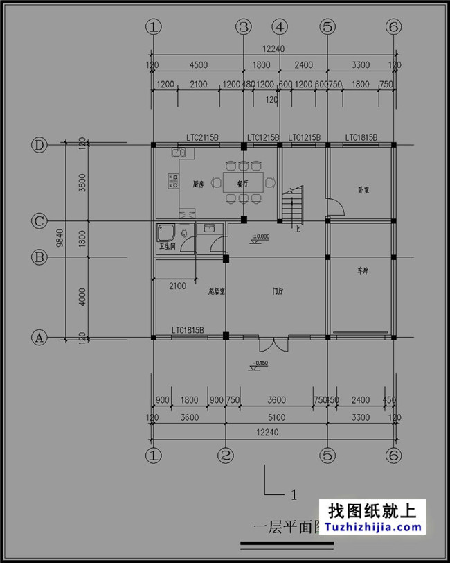 经典三层小别墅设计图纸(效果图+全套cad建筑图)