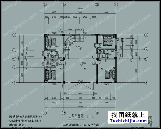 155平方米新三层全套别墅设计资料,15x10米