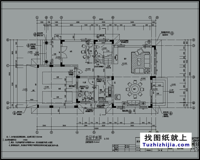 135平方米农村三层别墅建筑图纸及效果图,17x10米