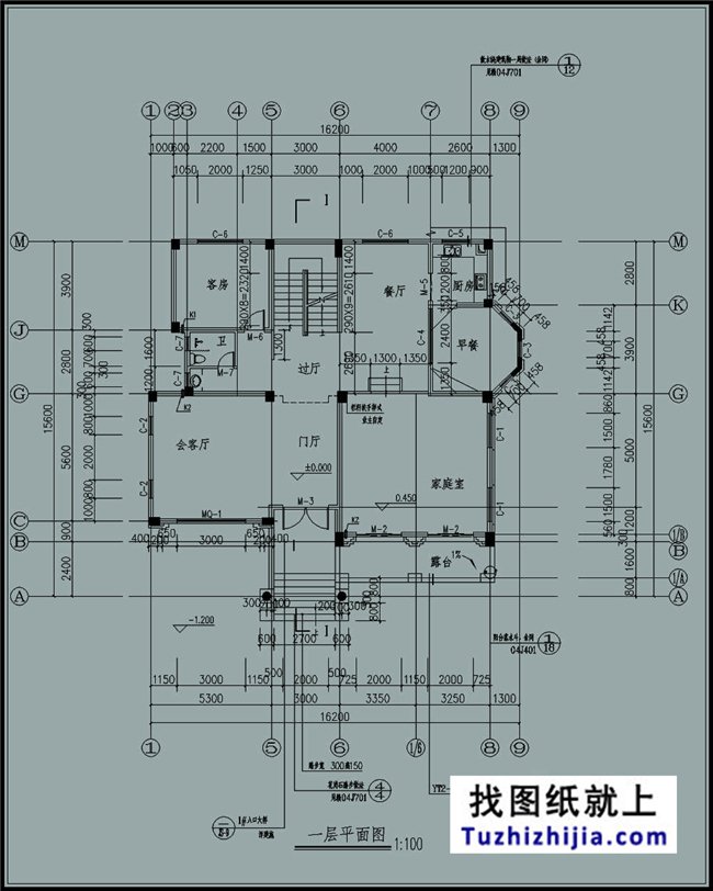 造价:75万,220平方米新农村三层自建别墅设计图,17x16米