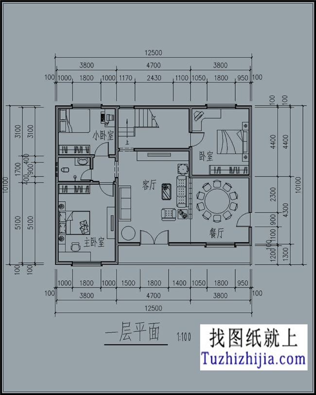 30万以内的三层别墅房屋设计施工图纸及效果图