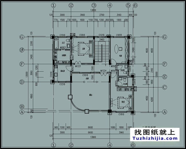 造价50万以内的新农村三层别墅施工设计图纸及效果图