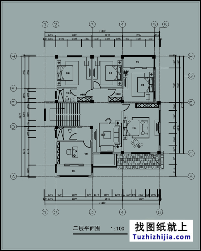 180平米农村别墅设计图,180平米最佳户型图 180平米三层新农村房屋别墅施工设计图纸及效果图