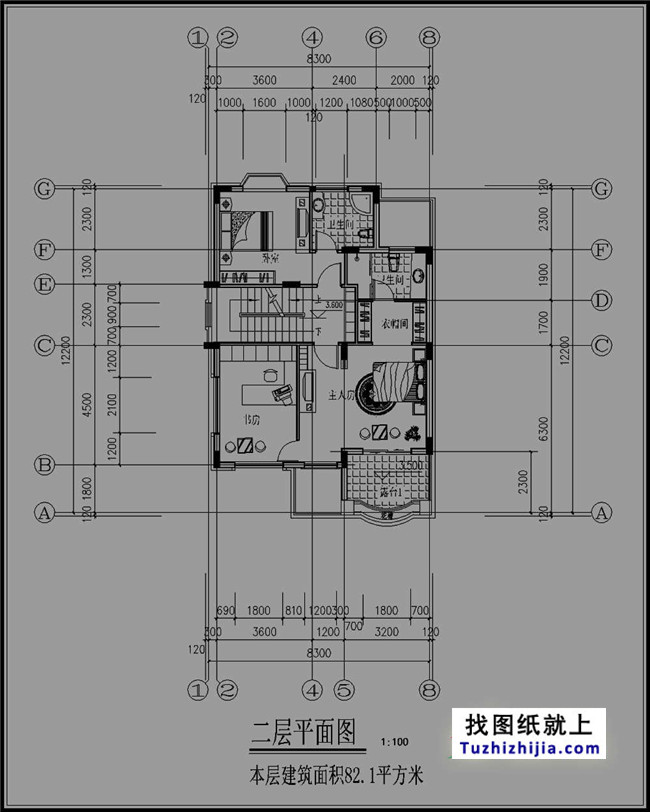90平方米三层小别墅设计图纸,带效果图