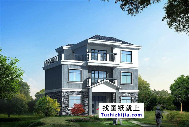 新农村住宅设计图集,三层房屋设计图纸展示