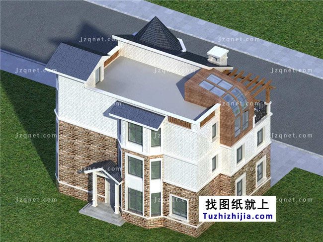 独栋三层楼房设计图纸及效果图,农村盖房推荐