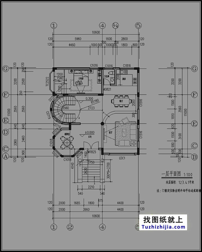 自建三层豪宅设计图纸,欧式风格,高端大气