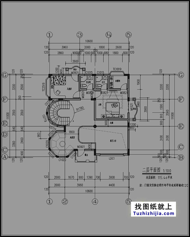 自建三层豪宅设计图纸,欧式风格,高端大气