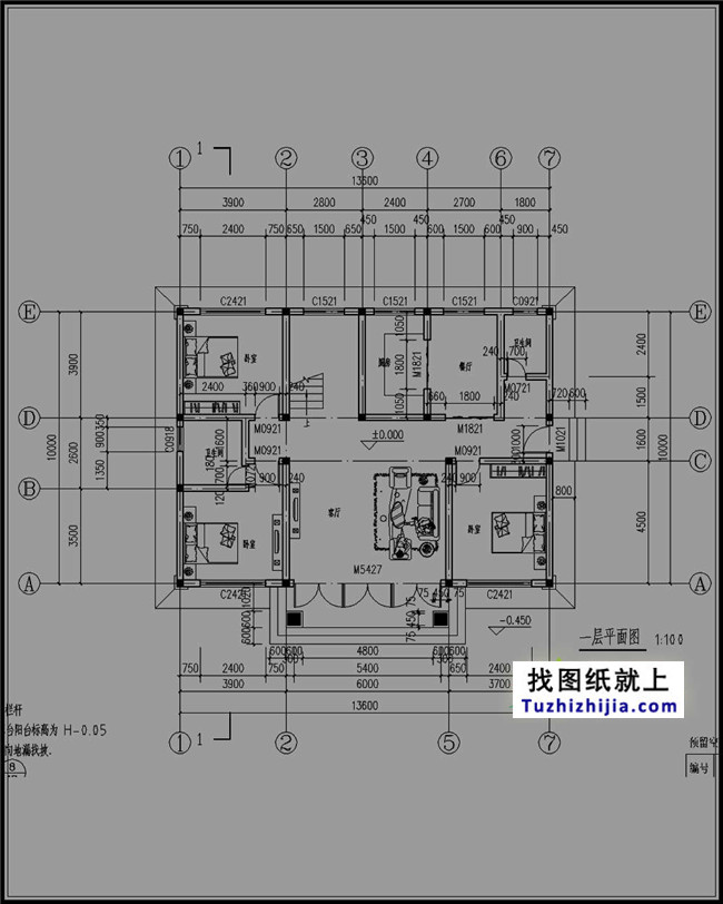 150平方米三层农村房屋设计图(效果图+全套施工图)