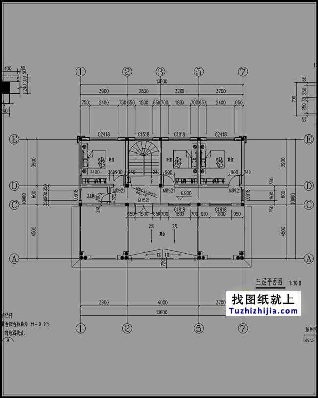 150平方米三层农村房屋设计图(效果图+全套施工图)