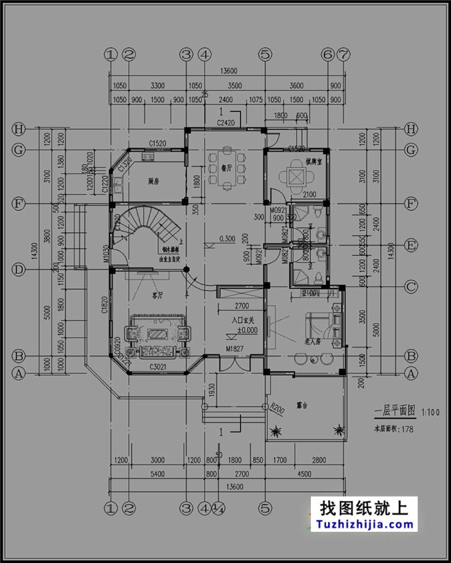 欧式三层农村房屋设计图纸,欧式住宅图推荐