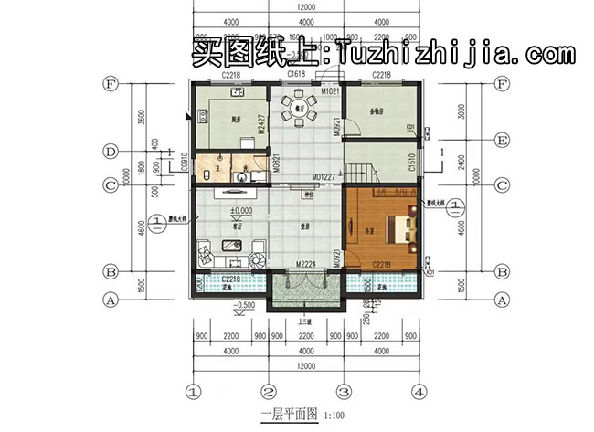 120平方房子设计图及外观图片，12x10经典设计
