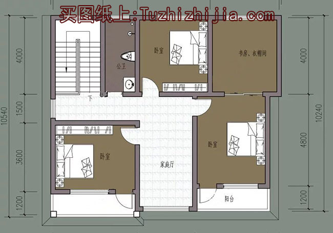 二层别墅  电气图:电气设计说明,配电箱系统图,一层照明平面图