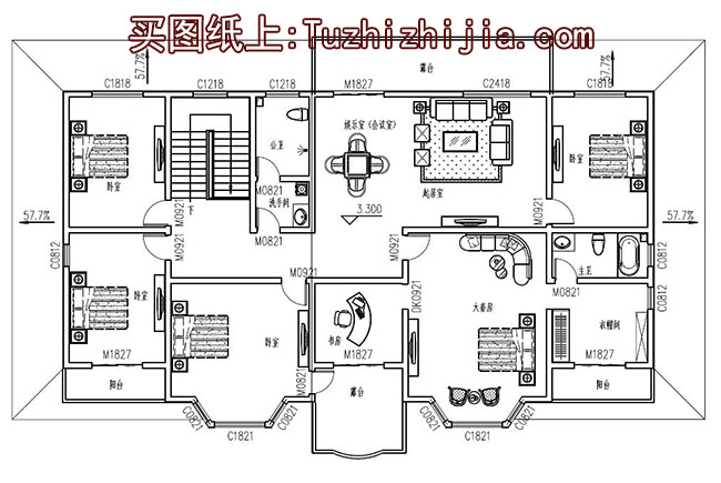 农村五间房子设计图,大户型别墅设计图推荐