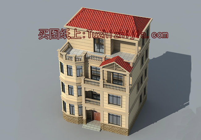 90平小户型四层房屋设计图，农村自建别墅推荐