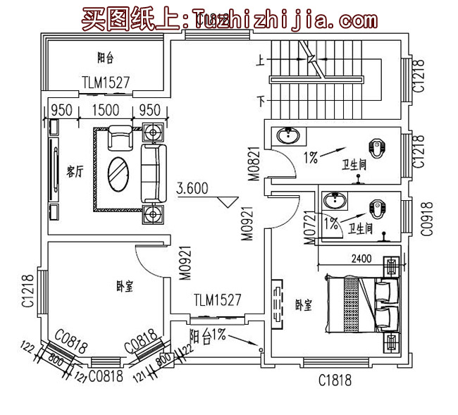 90平小户型四层房屋设计图，农村自建别墅推荐