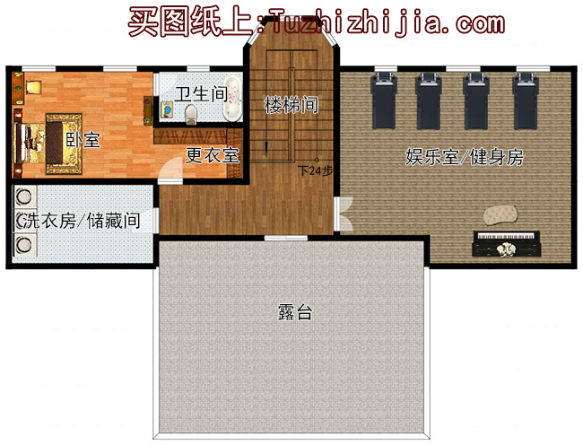 占地260平方米欧式四层别墅设计图20X18米,造价108万