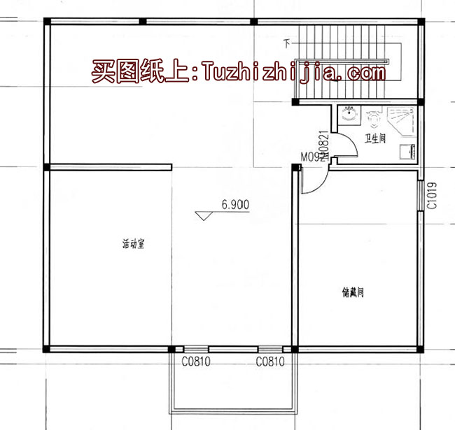 农村二层半别墅设计设计图（带阁楼），户型经典实用