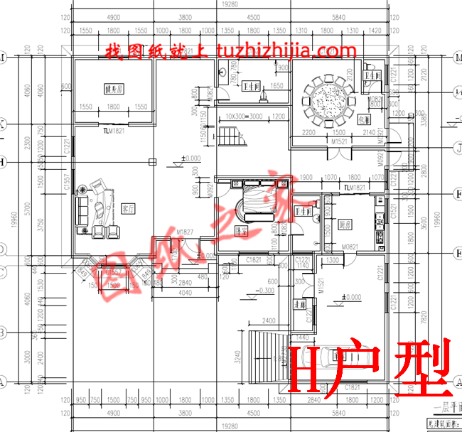 10套农村经典二层楼房设计图纸,多户型,多尺寸,总有一款适合您