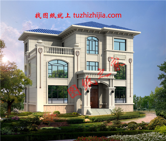 两层半20万农村自建房，占地110平米