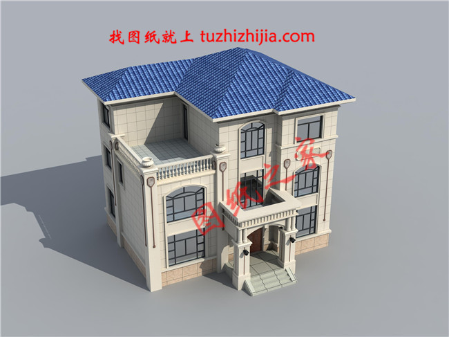 两层半20万农村自建房，占地110平米