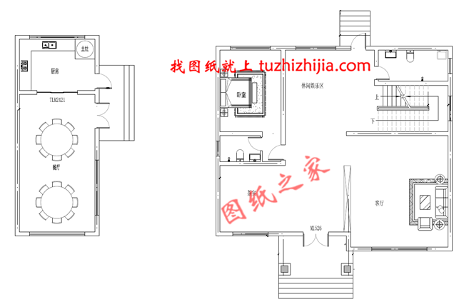 农村三层别墅设计图纸，造价50万左右，中式风格，沉稳内敛