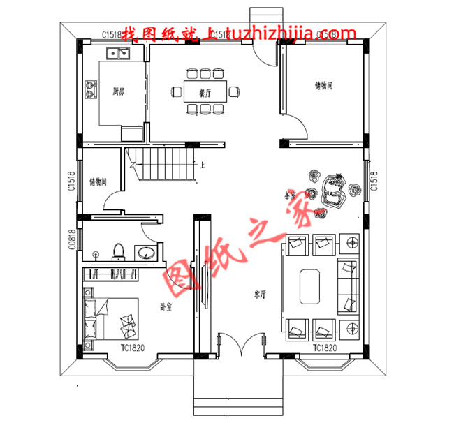 120平米三层30万别墅图片大全及全套施工图，外观简洁大方