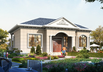 <b>农村10万自建一层平房设计图，占地面积120平米</b>