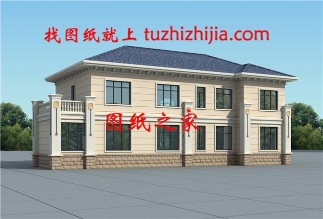 二层简约高端别墅，欧式精美、现代洋气