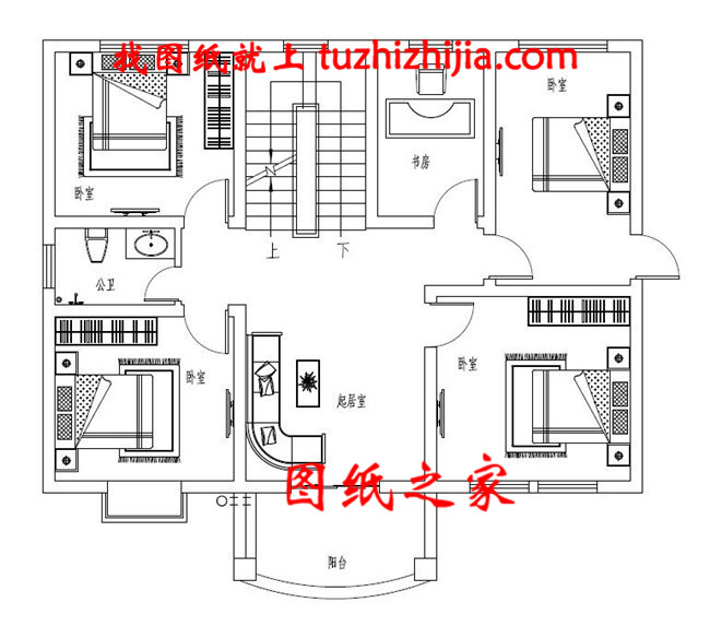 农村二层住宅楼房设计图纸，全套方案（施工图+效果图）