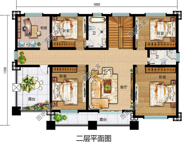 农村170平方房屋平面图,150平方房子平面图 170平方米欧式农村两层小别墅设计图纸带外观图精致好看