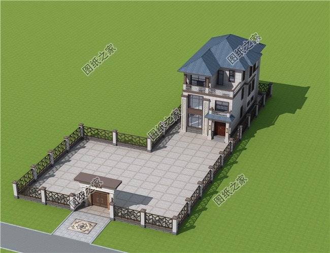 浙江新农村三层房屋设计图纸，农村住宅设计图集