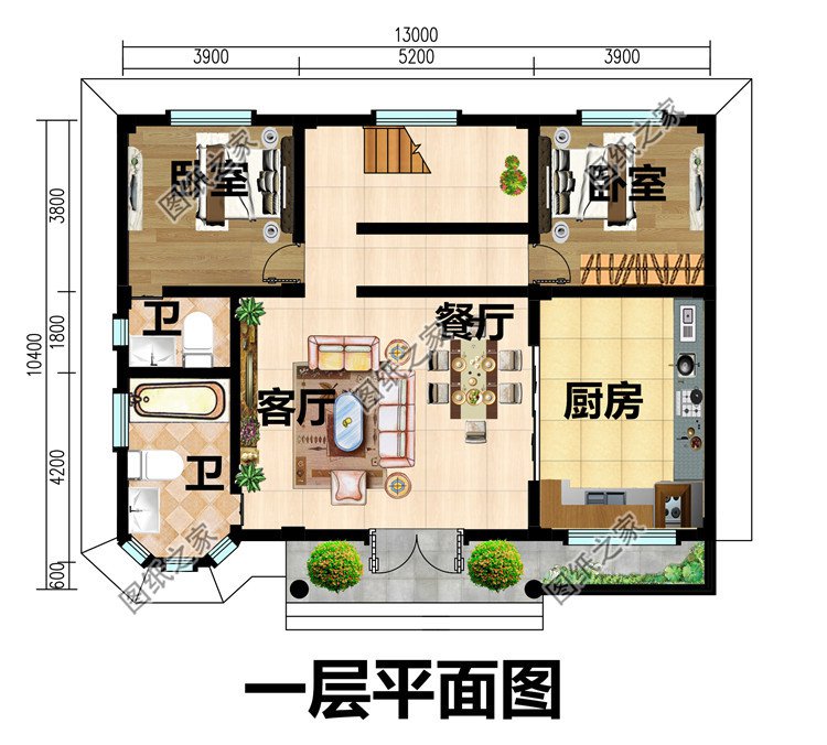 简简单单的二层楼房的设计图