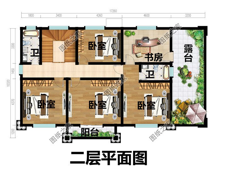 带车库的三层欧式别墅