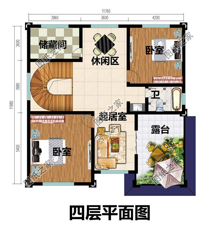 农村大气四层楼房图片