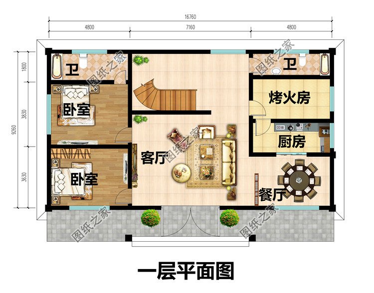 二层现代简欧式别墅
