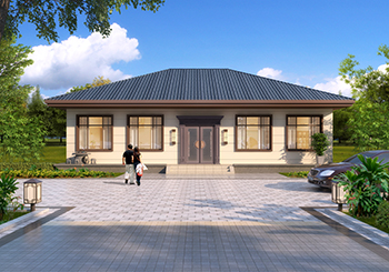<b>农村五开间大平层设计图，主体15万就能建。</b>