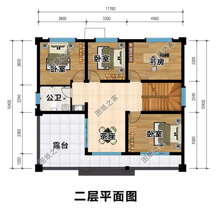 二层新中式别墅2